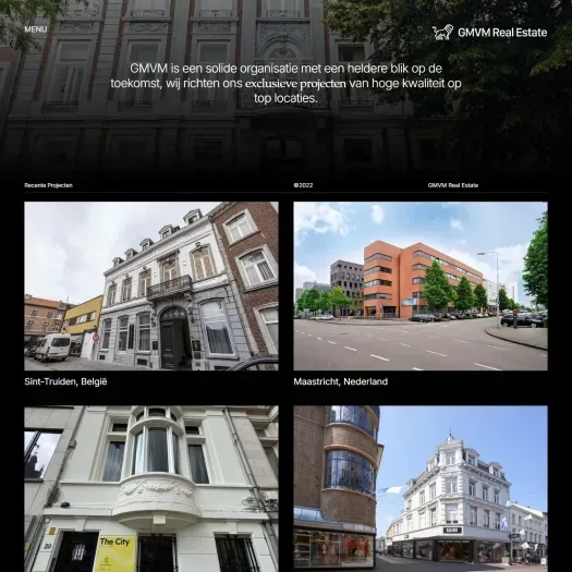 Screenshot van de website van www.gmvm-realestate.com