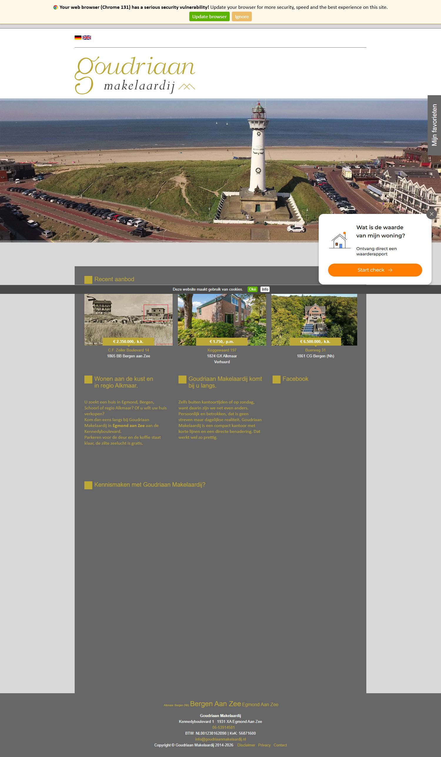 Kantoorfoto Goudriaan makelaardij