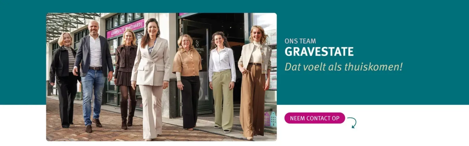 Team foto van Gravestate Makelaardij