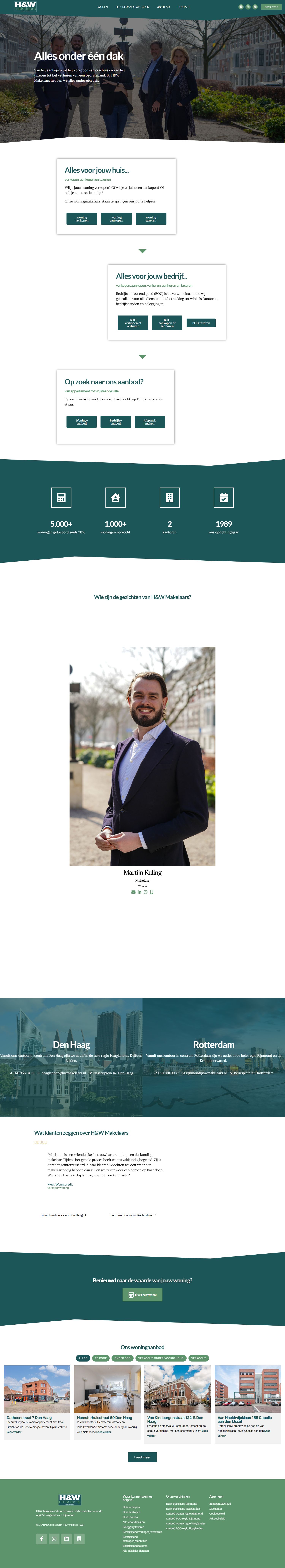 Kantoor foto van H&W Makelaars Haaglanden