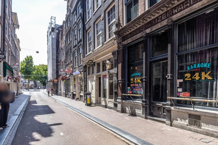 Halvemaansteeg 8C in Amsterdam foto