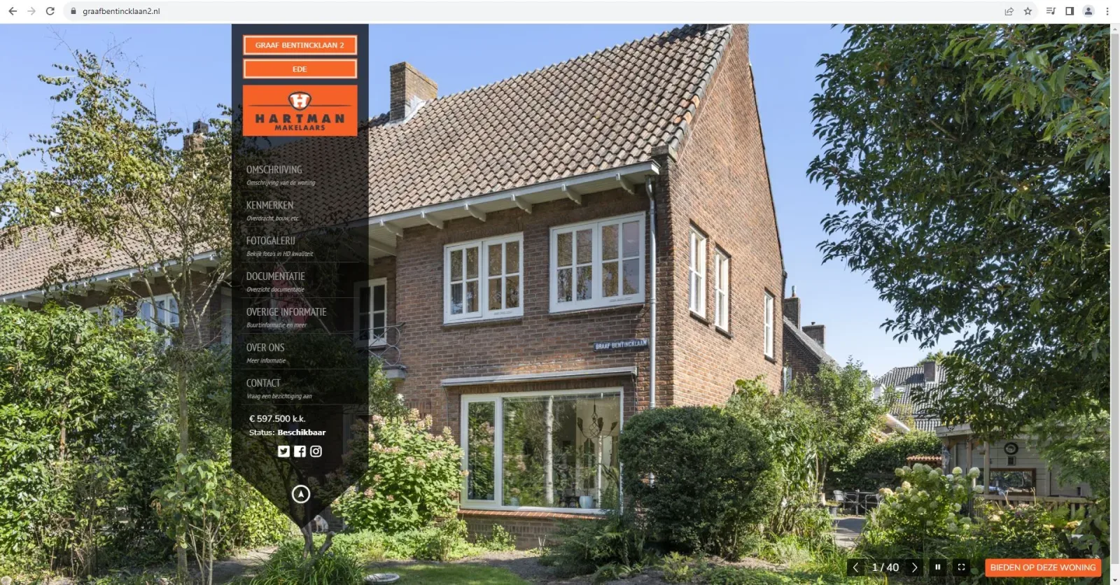 Team foto van Hartman Makelaars