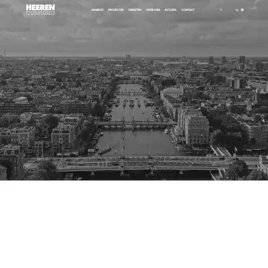 Capture d'écran du site web de www.heerenmakelaars.nl