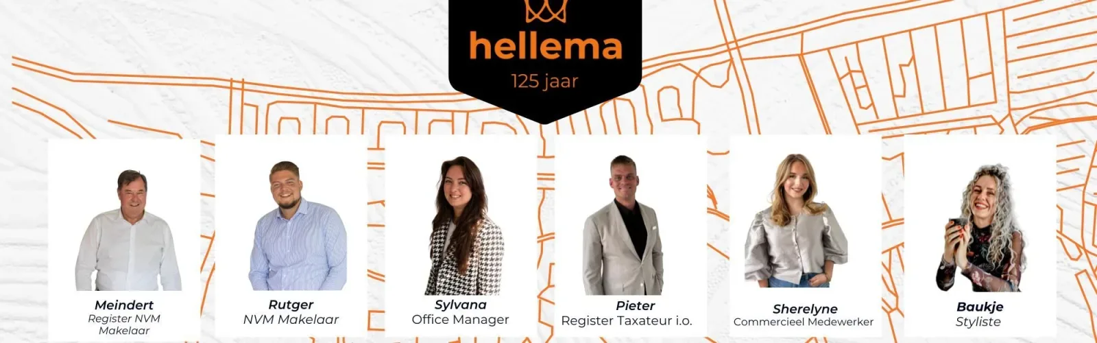 Team foto van Hellema Makelaars