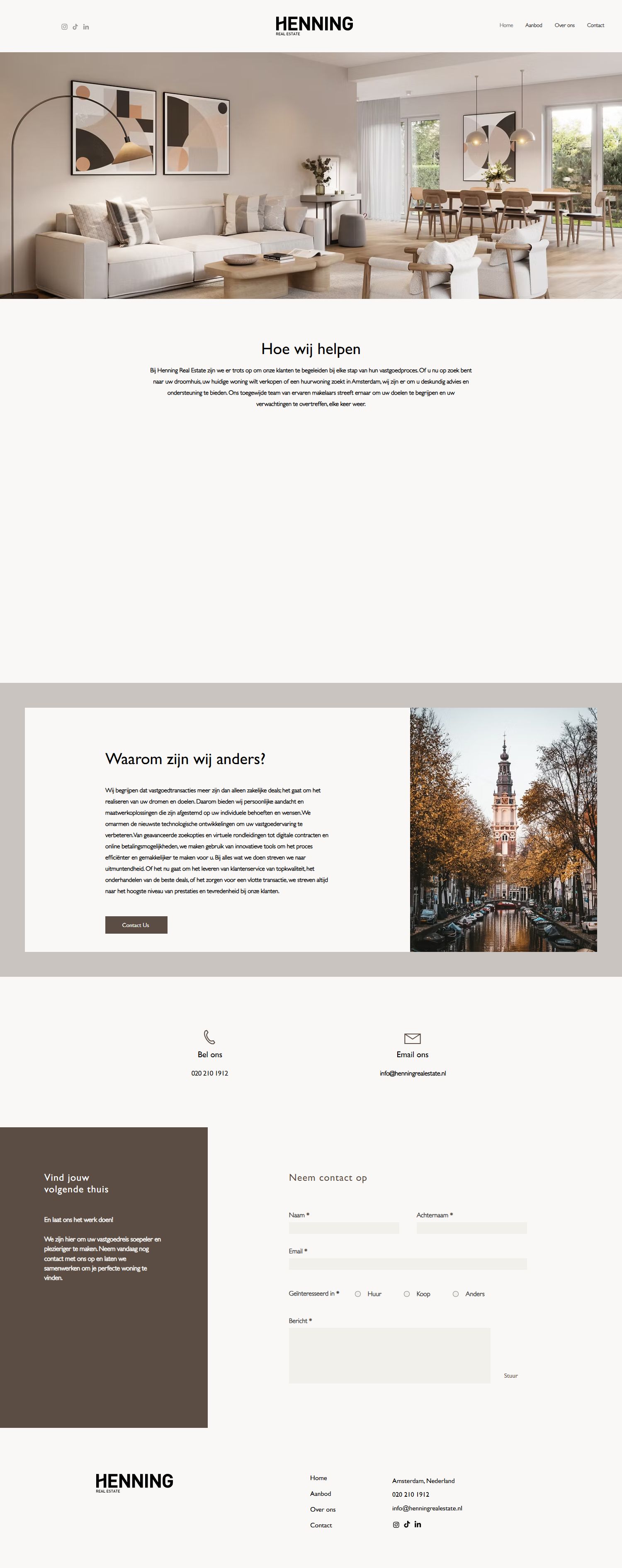 Team foto van Henning Real Estate