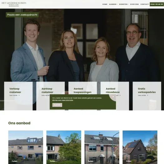 Capture d'écran du site web de www.hetgelderschhuys.nl
