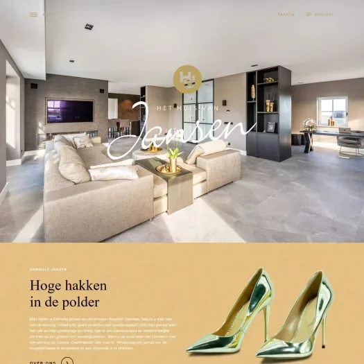 Screenshot van de website van www.hethuisvanjansen.nl