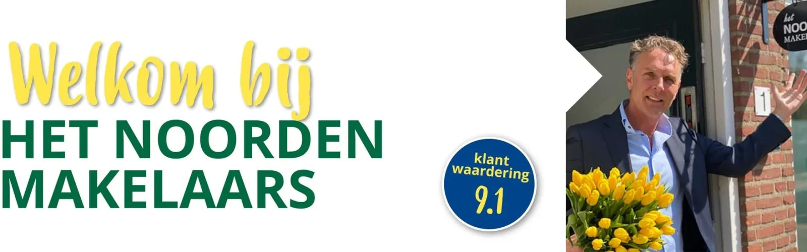 Team foto van Het Noorden makelaars