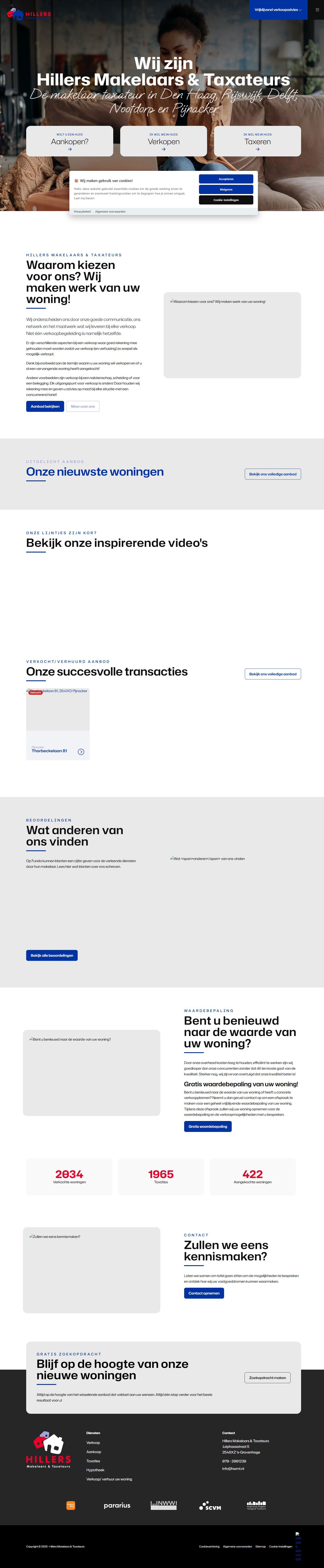 Kantoorfoto Hillers Woningsmakelaars en Taxateurs