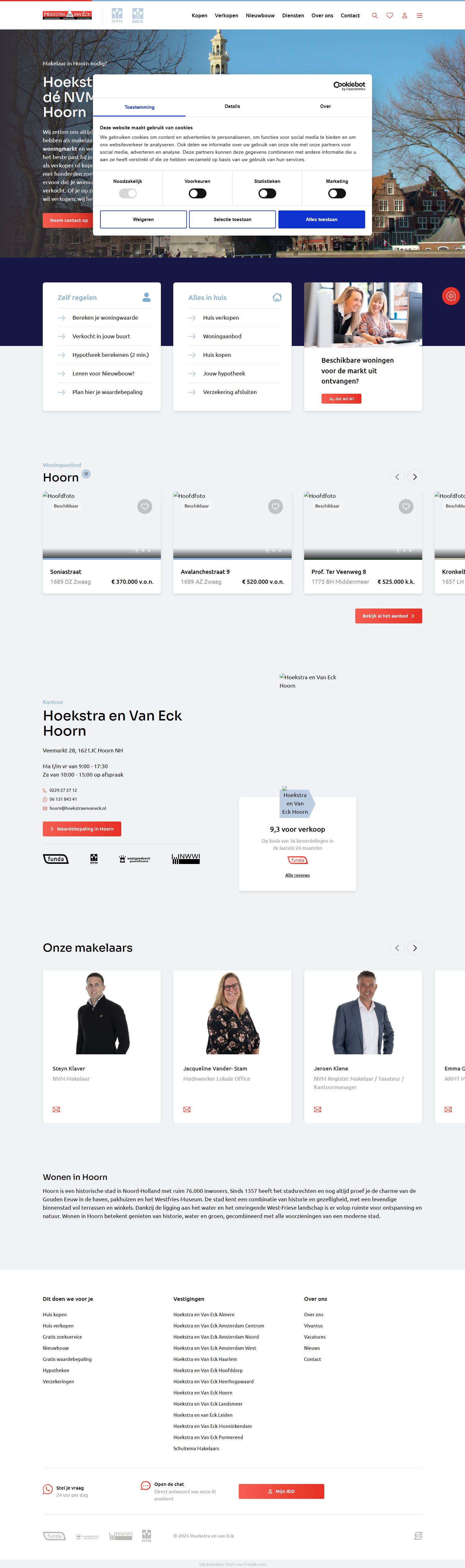 Kantoor foto van Hoekstra en Van Eck Hoorn