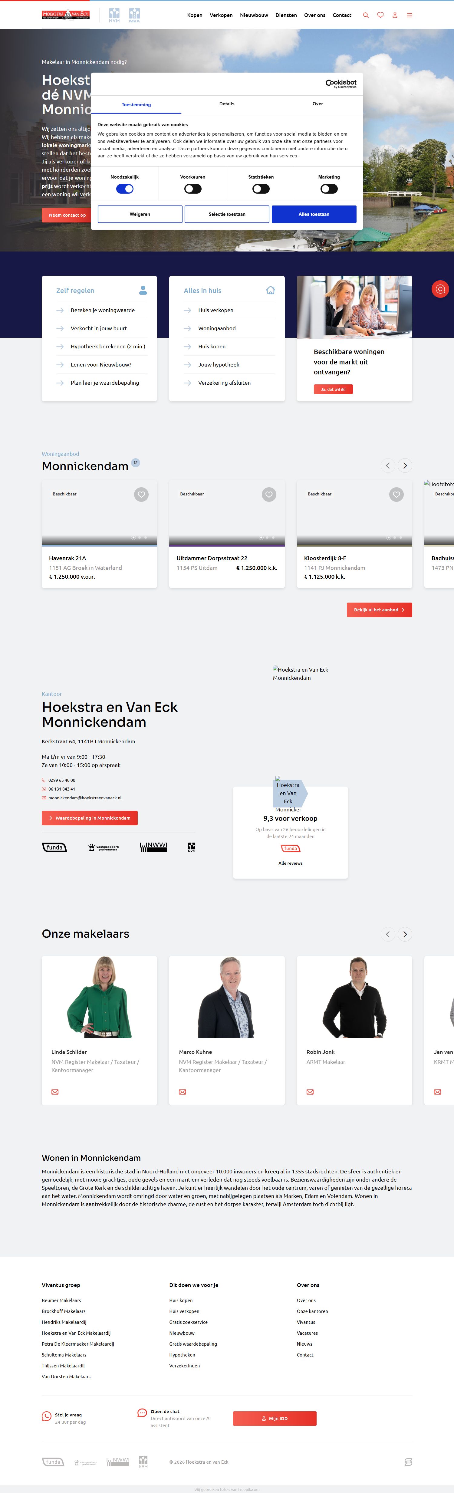 Kantoor foto van Hoekstra en Van Eck Monnickendam