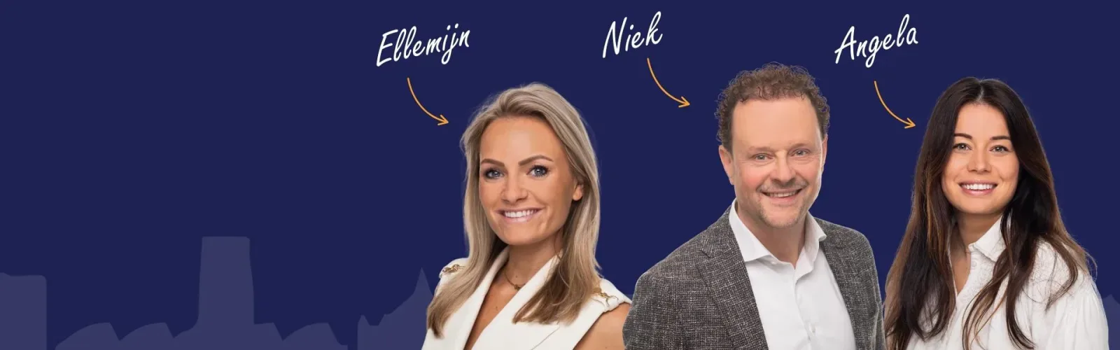 Team foto van Hofstede & Kamp Makelaars