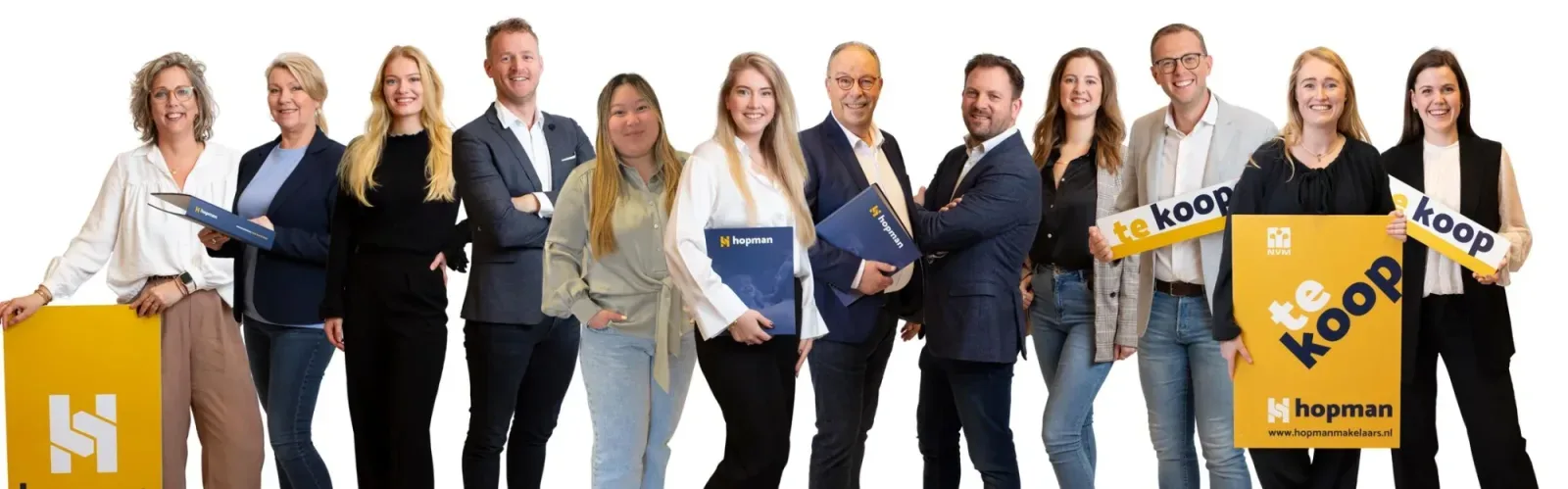 Team foto van Hopman Woonmakelaars Heiloo