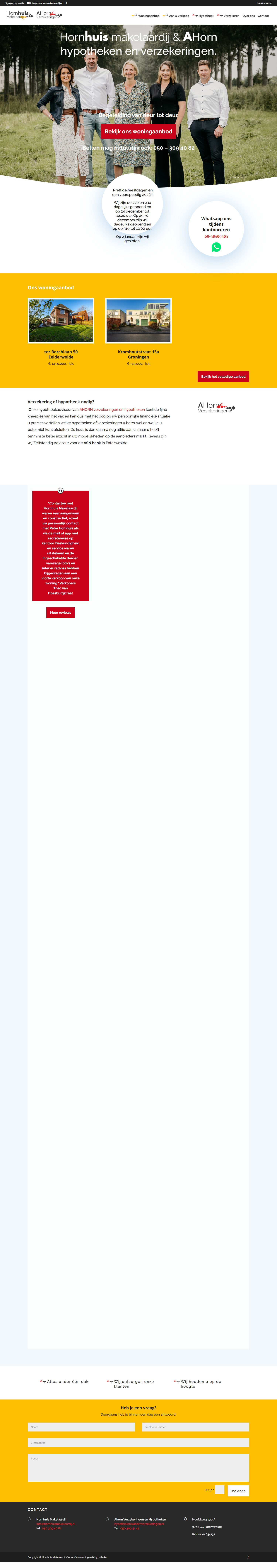 Kantoor foto van Hornhuis makelaardij