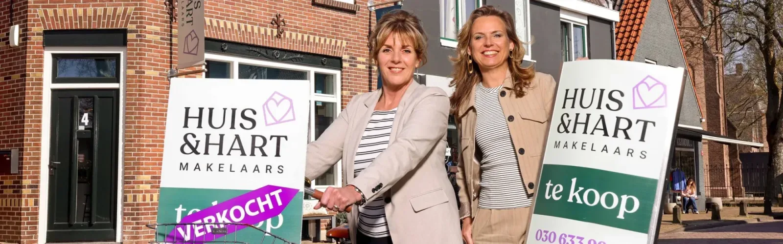 Team foto van Huis & Hart Makelaars