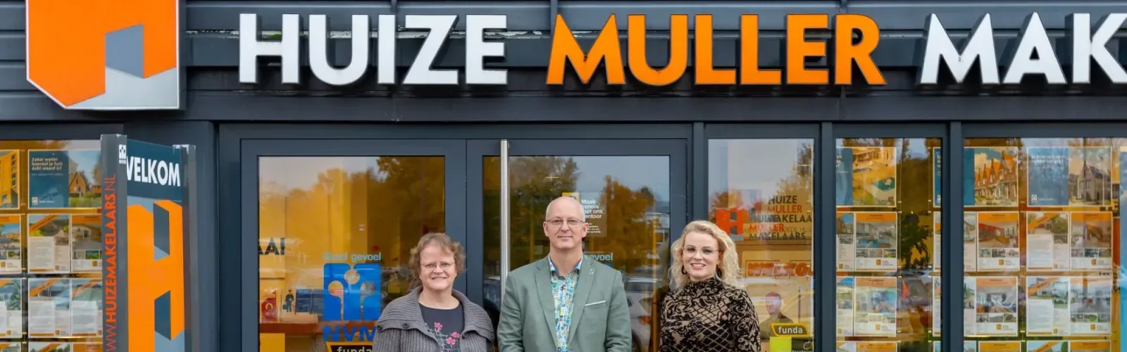 Team foto van Huize Muller Makelaars