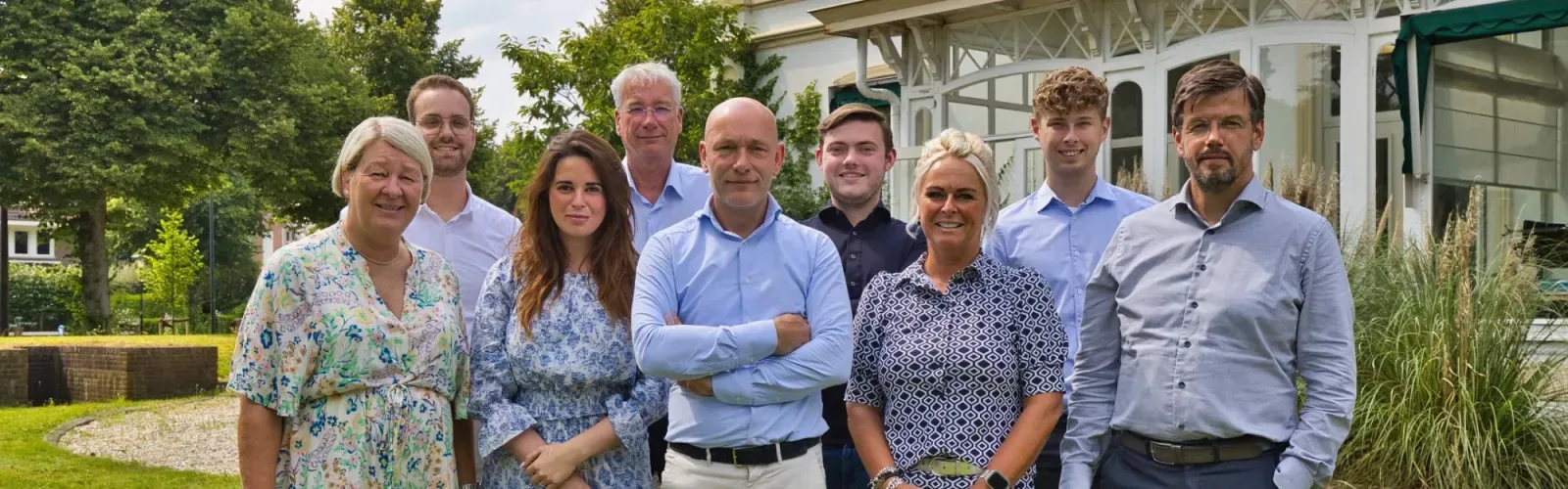 Team foto van Hunink & Holtrigter Woning- en Bedrijfsmakelaars