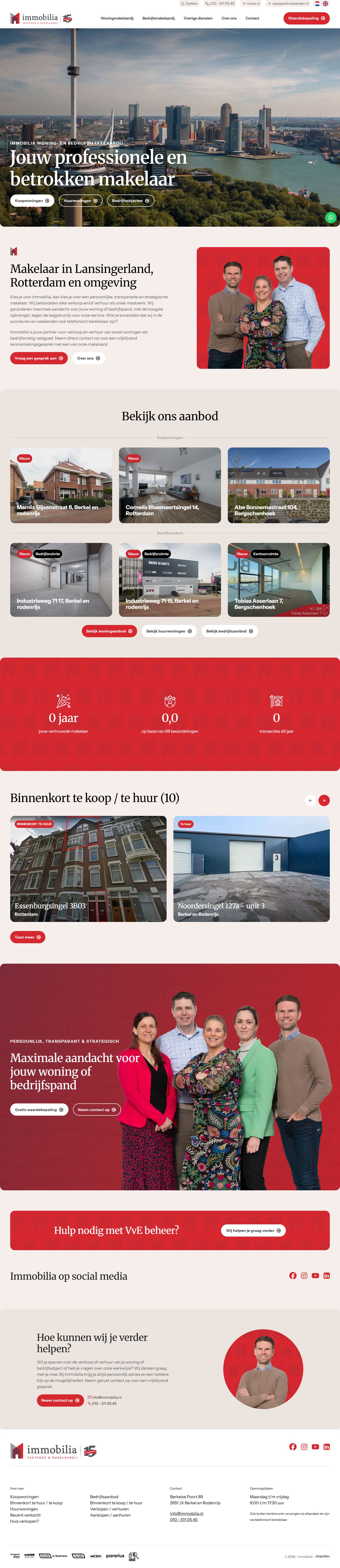 Kantoorfoto Immobilia | Vastgoed & Makelaardij