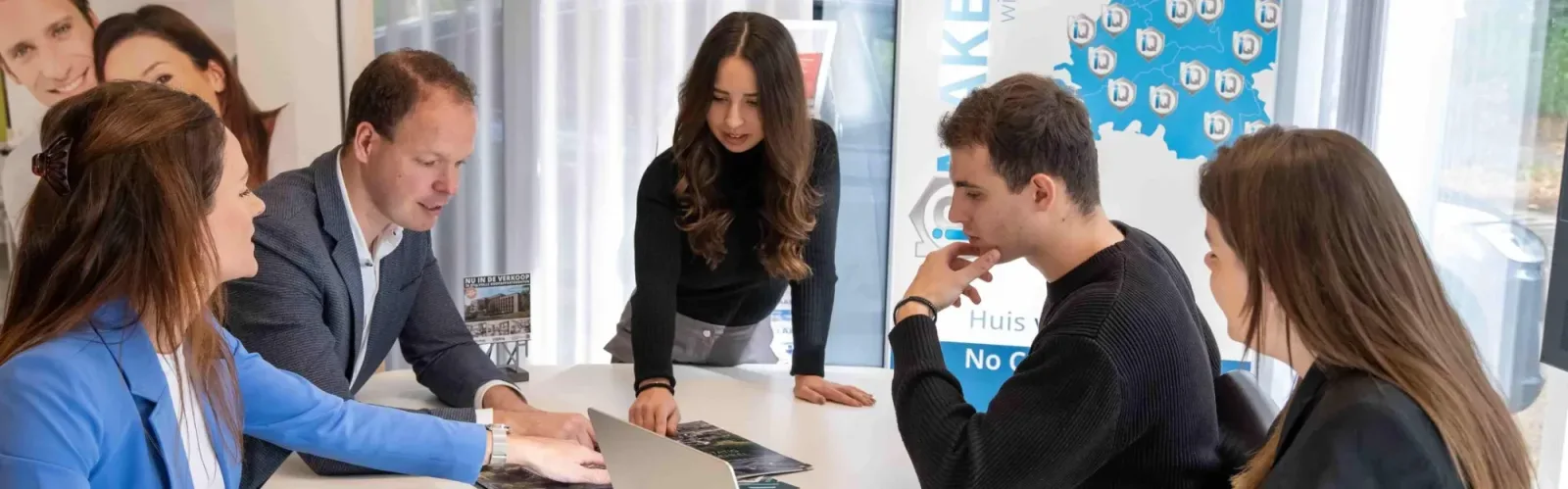 Team foto van iQ Makelaars