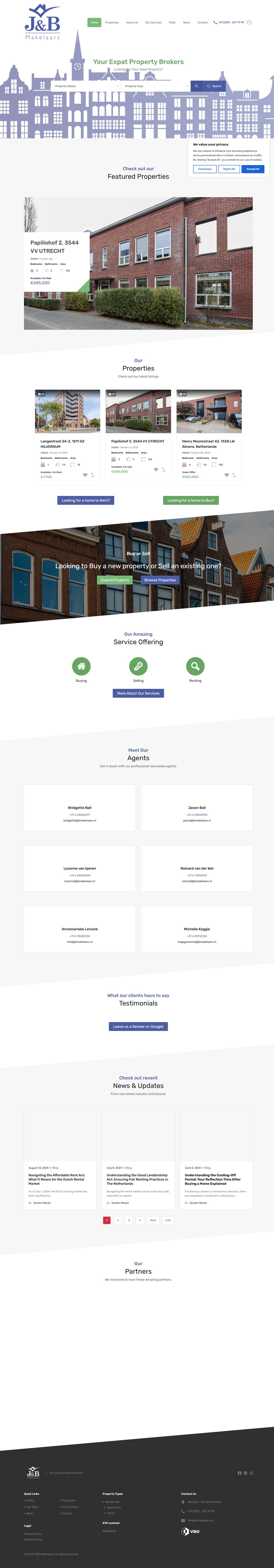 Kantoor foto van J&B Makelaars