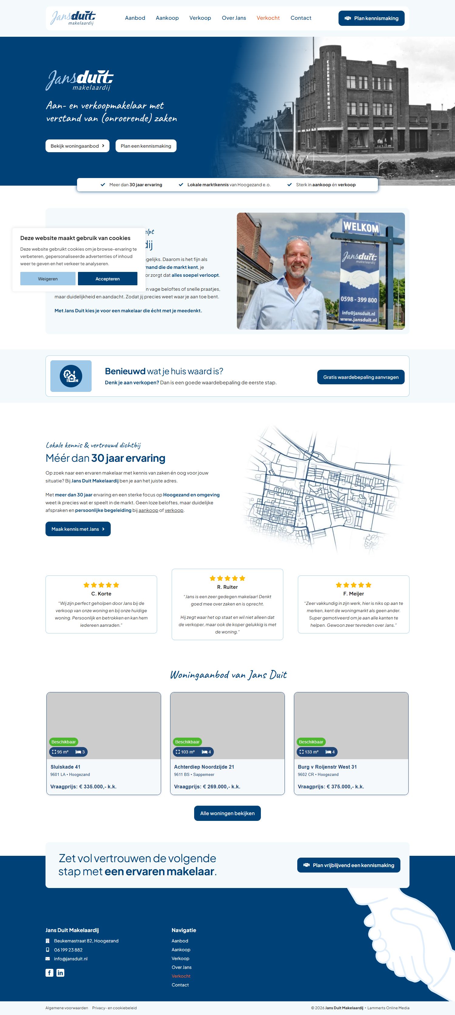 Kantoorfoto Jans Duit Makelaardij