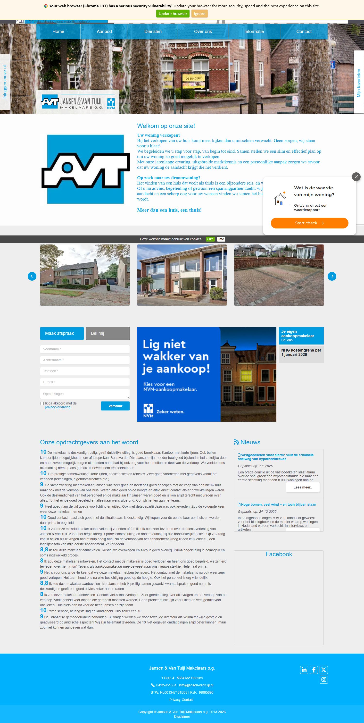 Screenshot van de website van www.jansen-vantuijl.nl