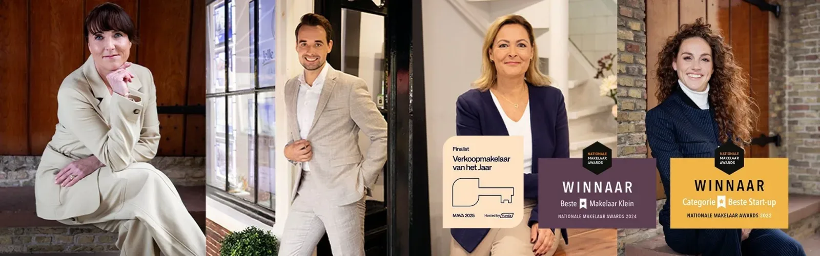 Team foto van Jelle Ooteman Makelaars