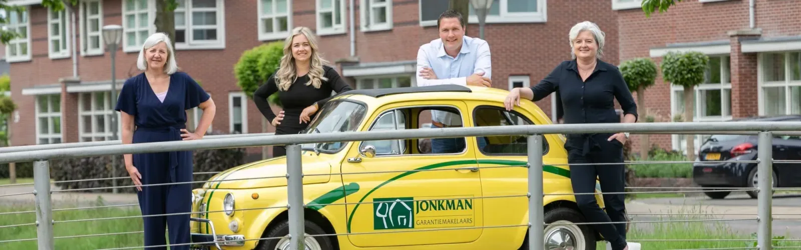 Mannschaftsfoto von Jonkman Garantiemakelaars