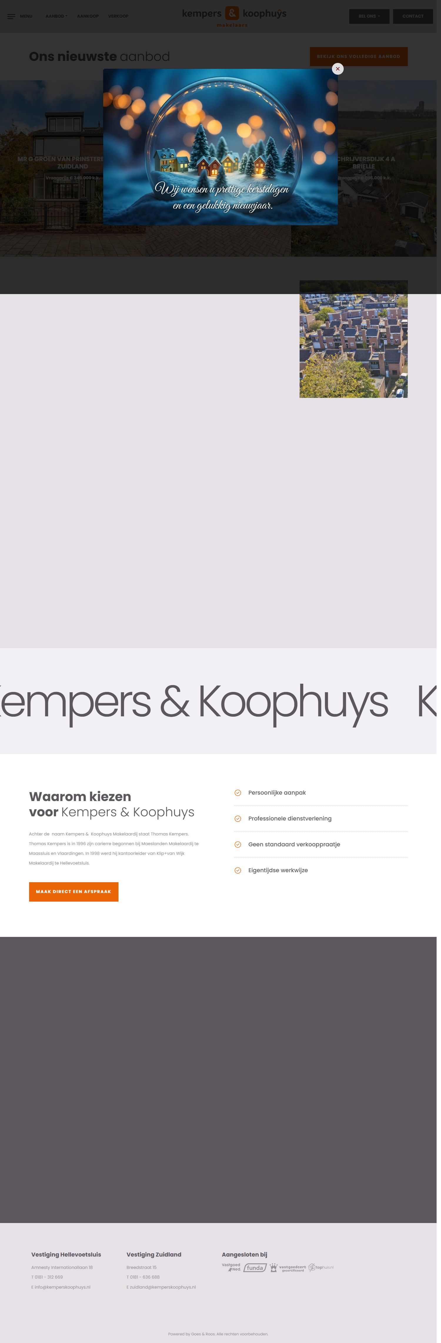 Foto van het kantoor van Kempers & Koophuys Makelaars