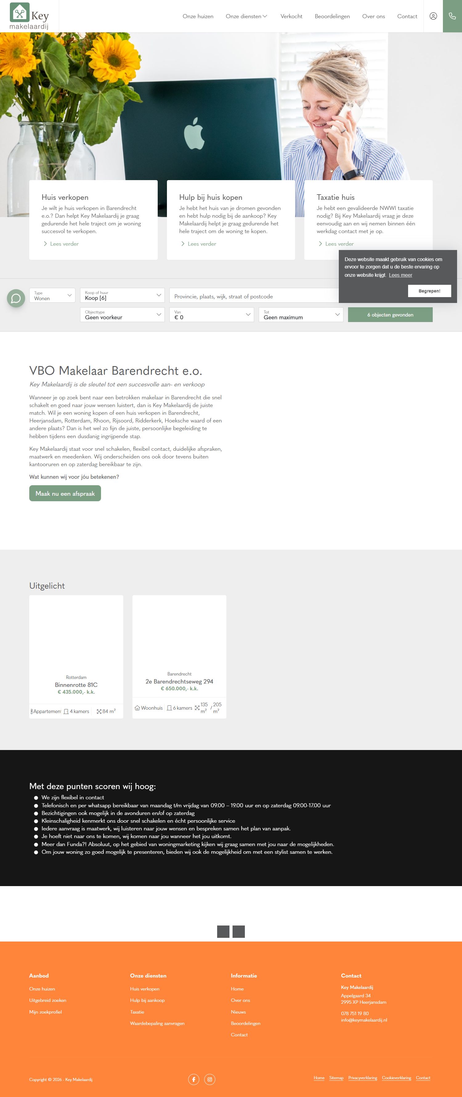 Kantoorfoto Key makelaardij