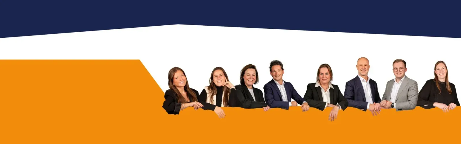 Team foto van KIN Makelaars Dongen