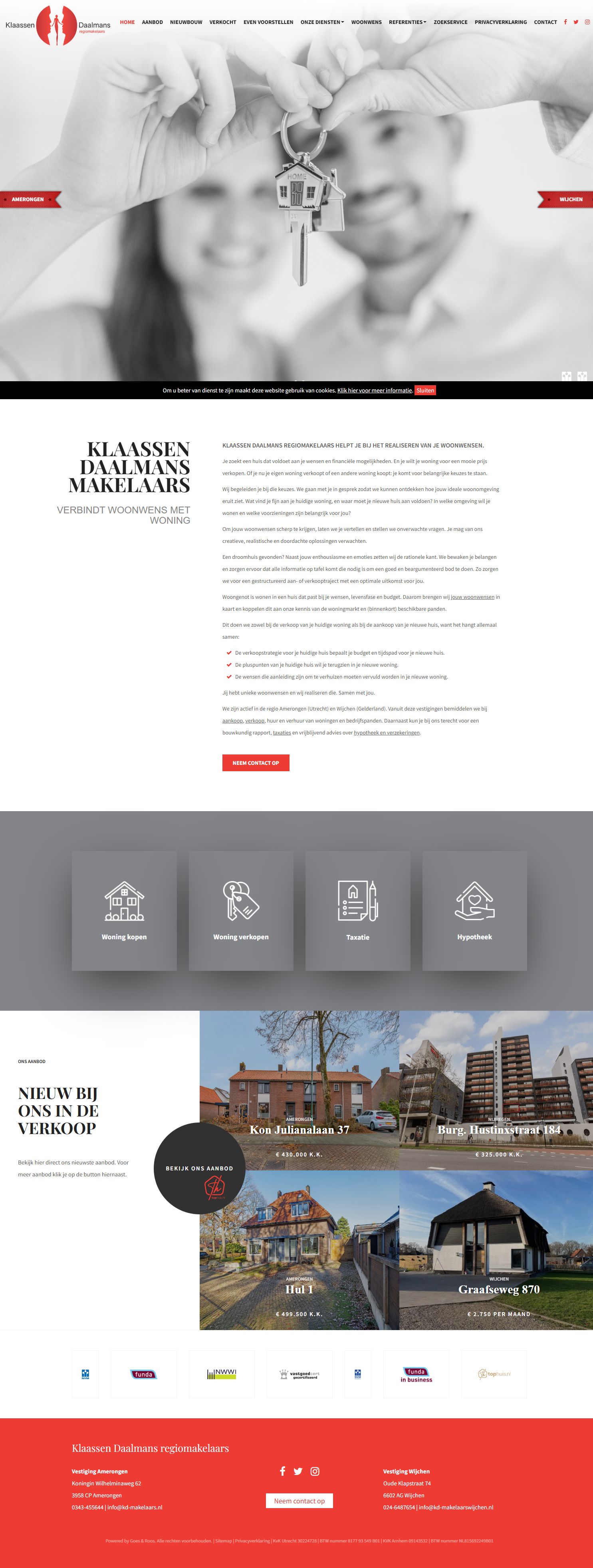 Kantoor foto van Klaassen Daalmans regiomakelaars Wijchen