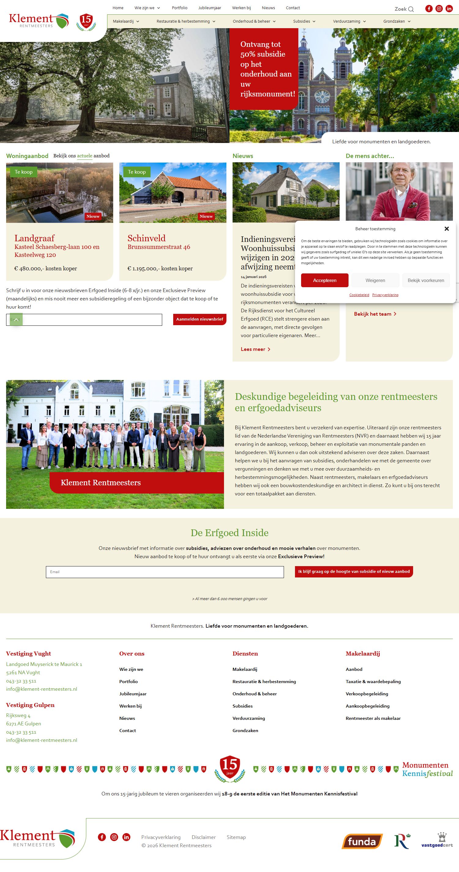 Kantoorfoto Klement Rentmeesters