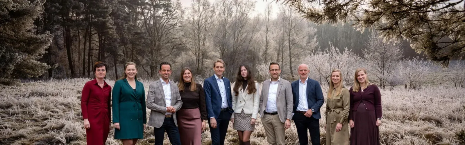 Team foto van Kok & Heijkamp Makelaars