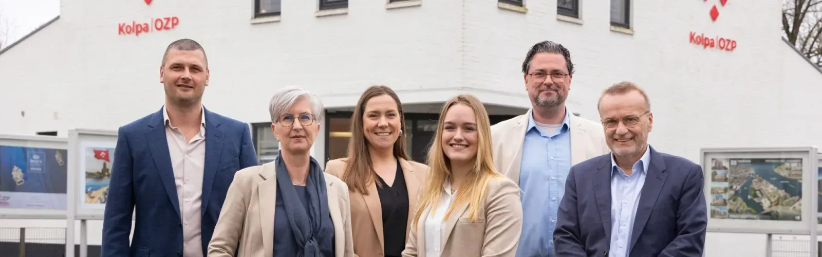 Team foto van Kolpa OZP Makelaars & Taxateurs