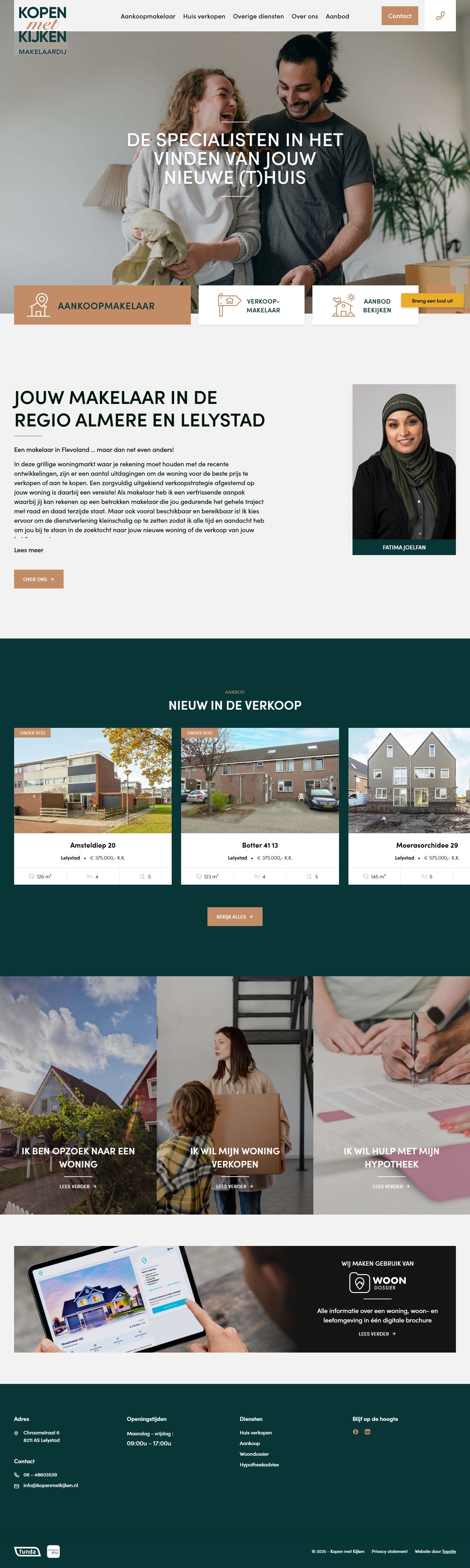 Screenshot van de website van www.kopenmetkijken.nl