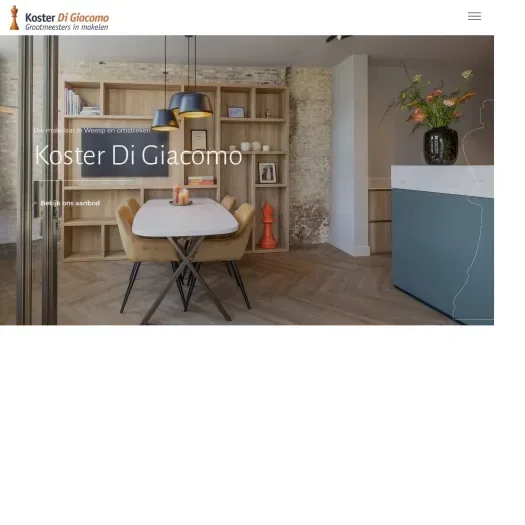 Screenshot of the website of www.kdg.nu