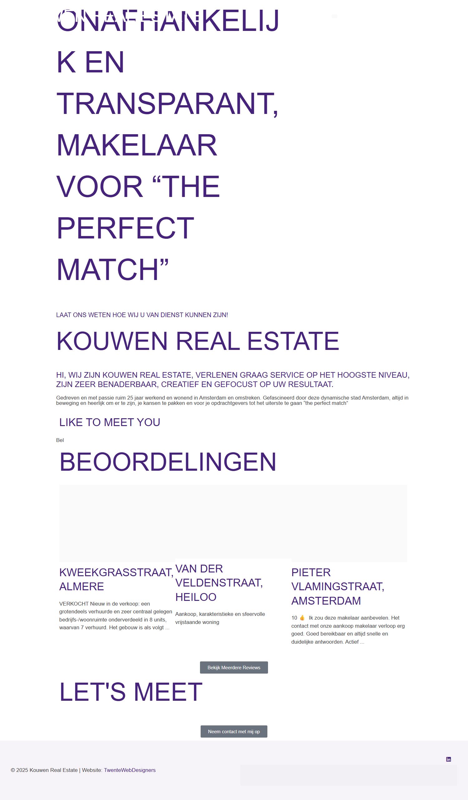 Kantoorfoto KOUWEN Real Estate