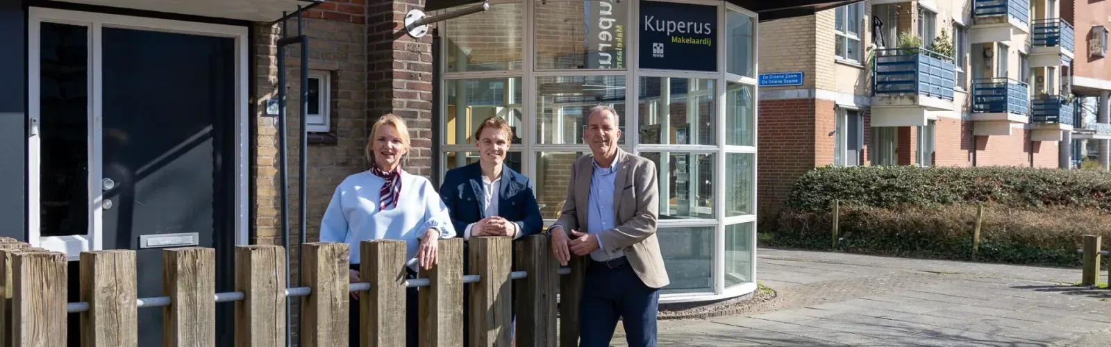 Team foto van Kuperus Makelaardij