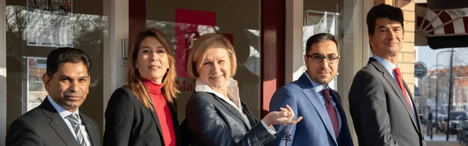 Team foto van LaCle Makelaars