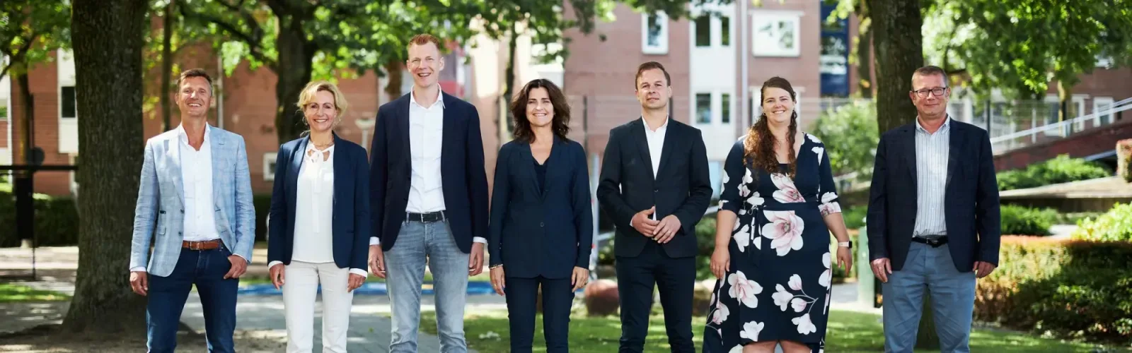Team foto van Lamberink Makelaars & Adviseurs
