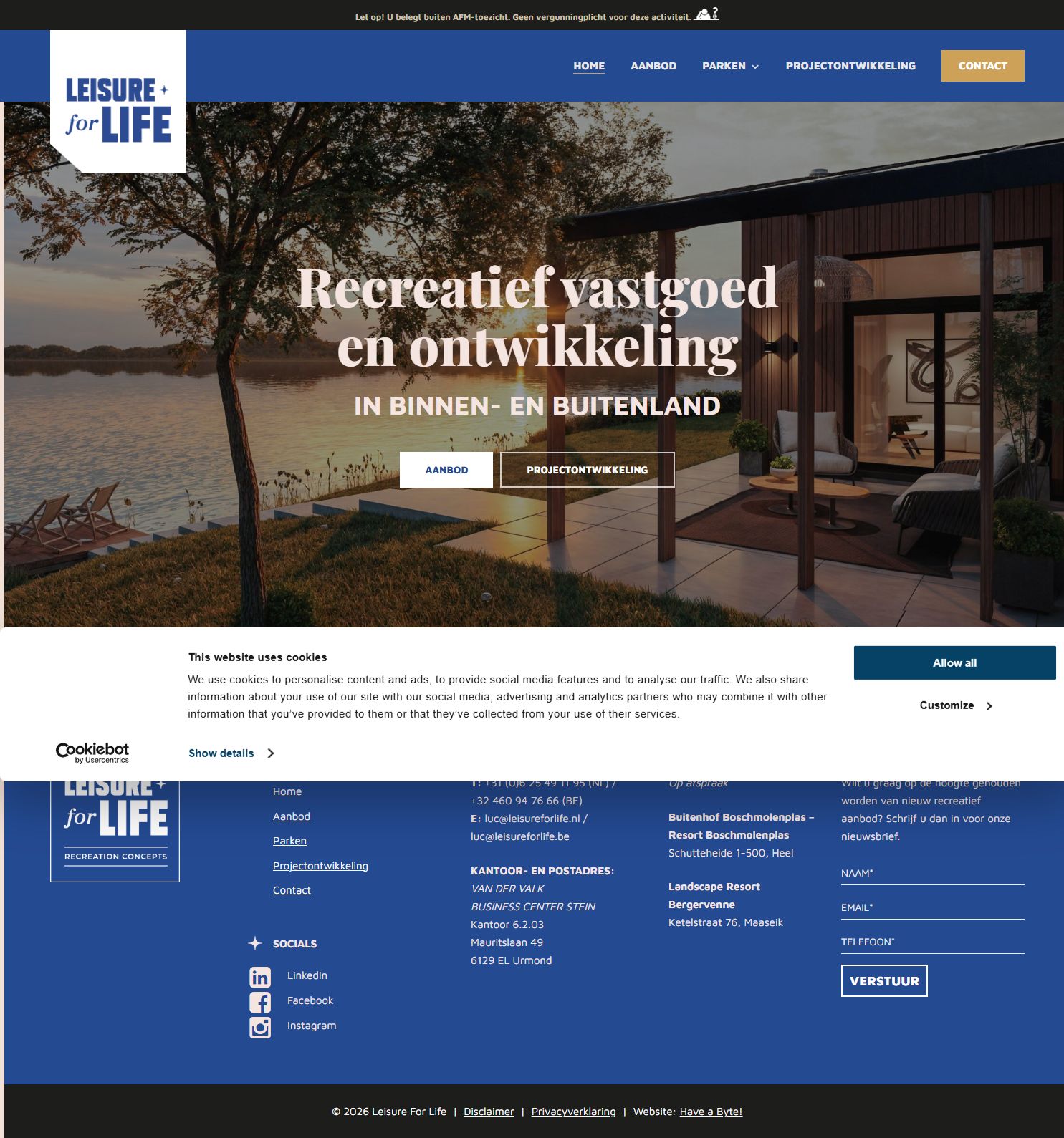 Kantoorfoto Leisure for Life