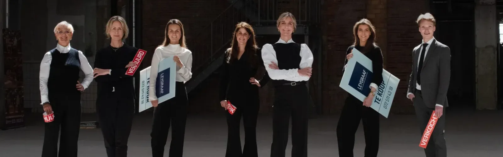 Team foto van LEYGRAAF Makelaars