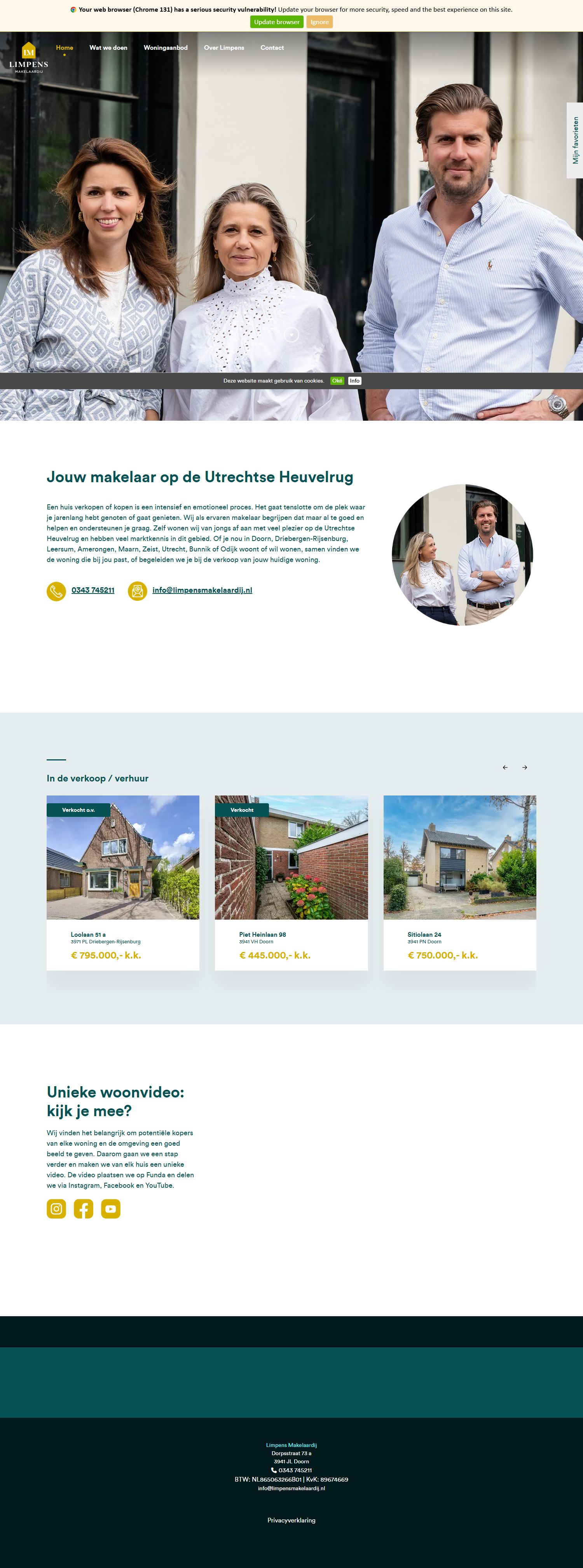 Foto van het kantoor van Limpens Makelaardij