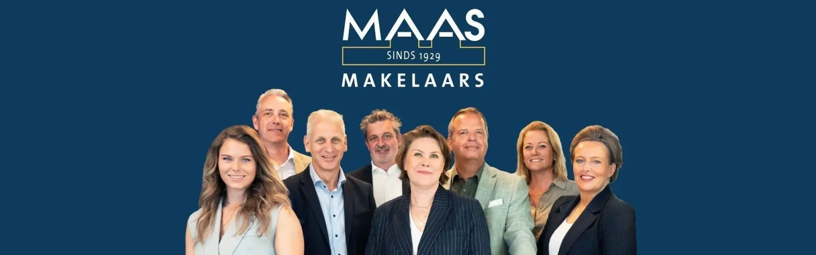 Team foto van Maas Makelaars