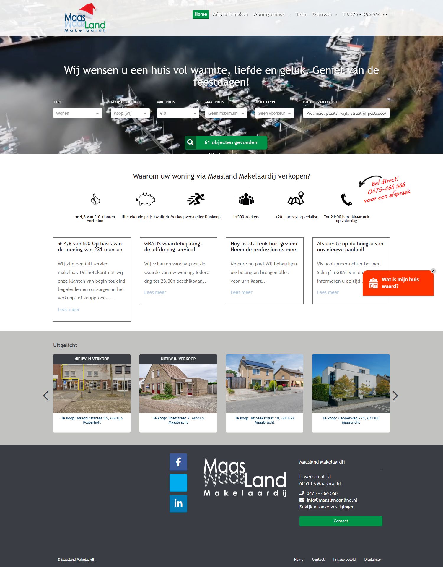 Kantoorfoto Maasland Makelaardij