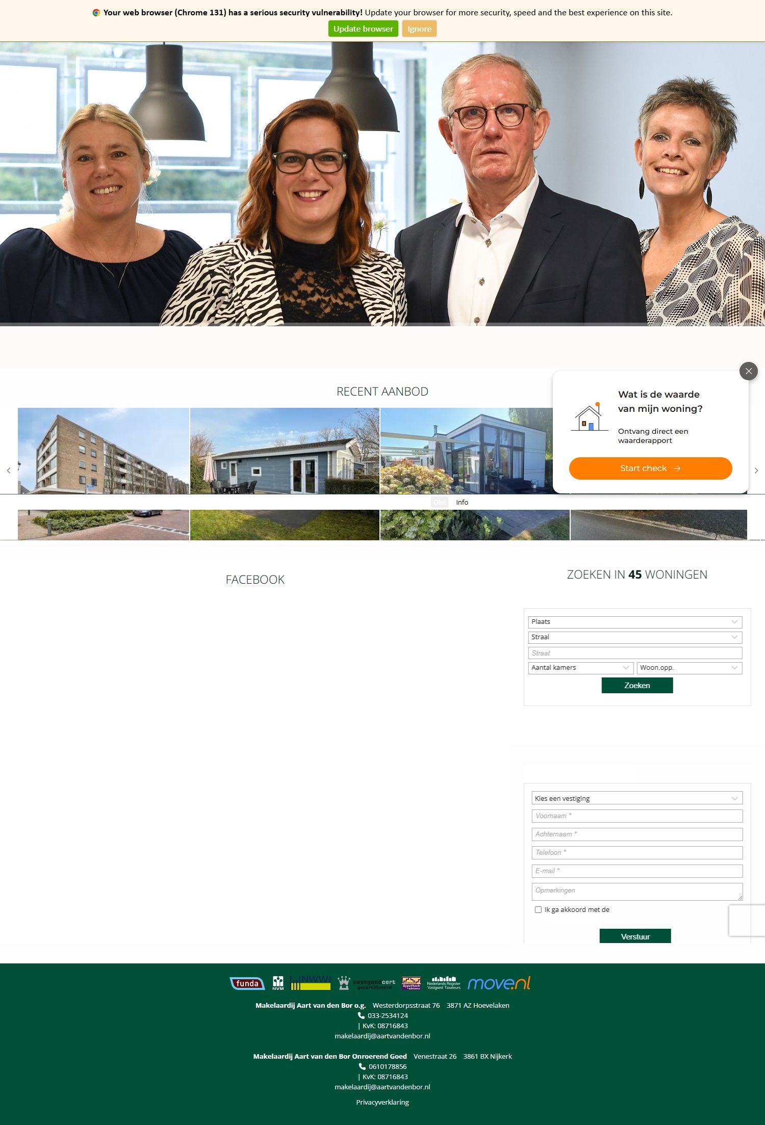 Kantoorfoto Makelaardij Aart van den Bor Onroerend Goed