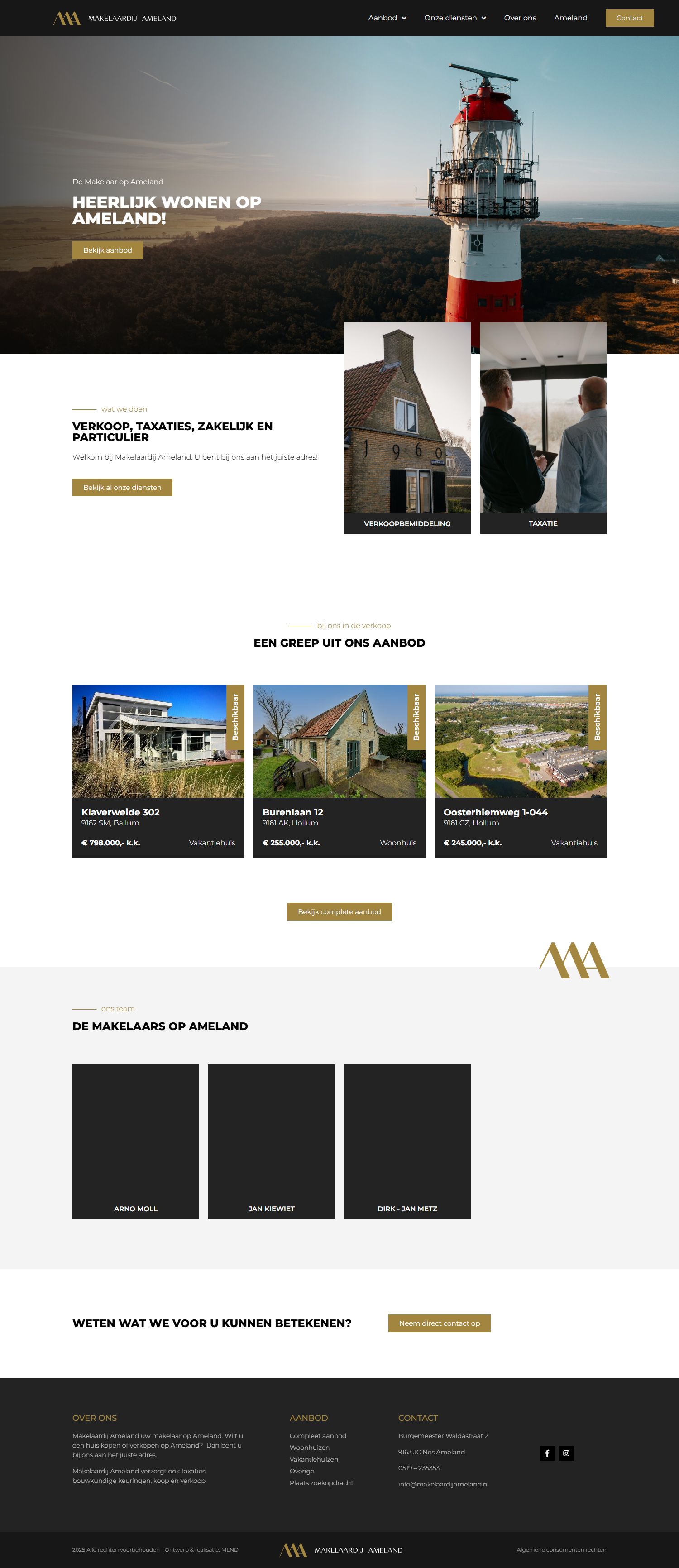 Kantoorfoto Makelaardij Ameland