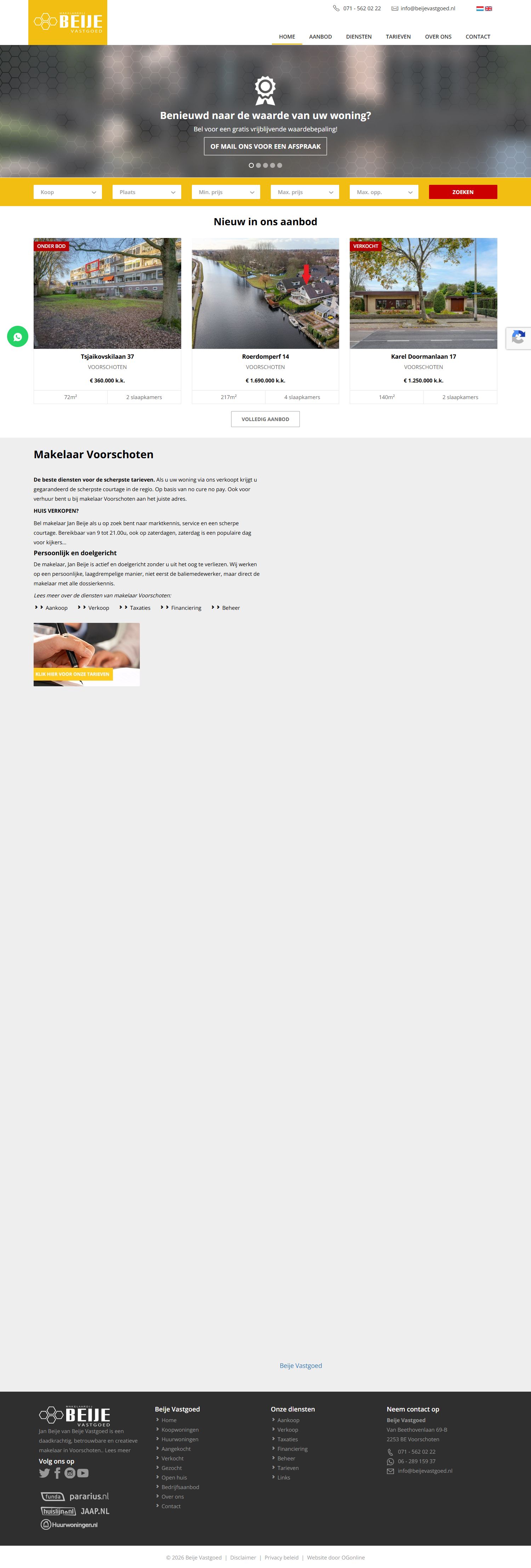 Kantoorfoto Makelaardij Beije Vastgoed