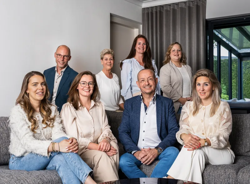 Team foto van Makelaardij OLAV Deurne